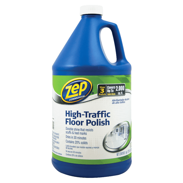 ZEP INC. ZUHTFF128 Zep Commercial High-Traffic Floor Finish, 128 Oz Bottle ZEP INC. ZUHTFF128 Zep Commercial High-Traffic Floor Finish, 128 Oz Bottle
