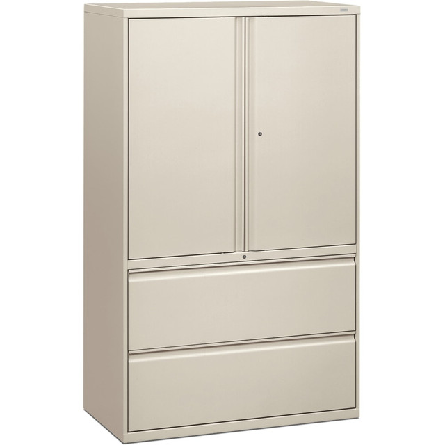 HNI CORPORATION HON 895LSQ  800 Series Storage Cabinet With Lateral File, 42in Wide, Light Gray
