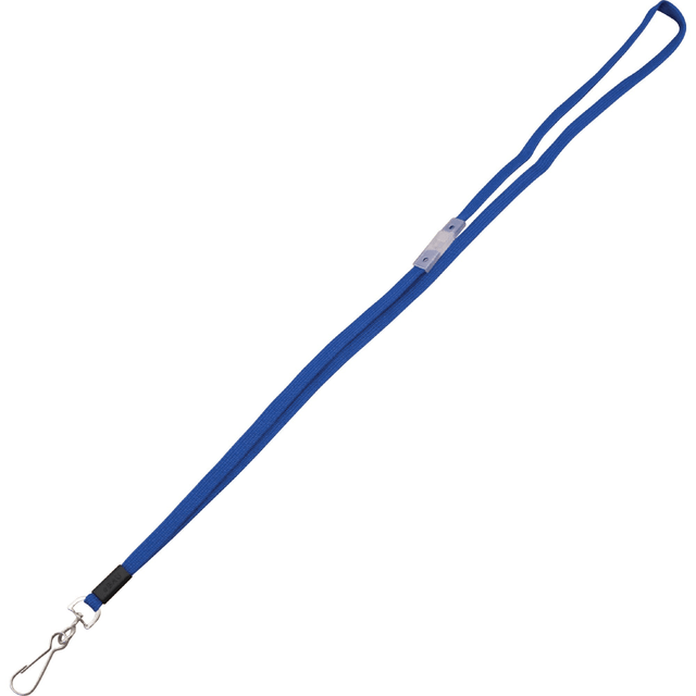 ADVANTUS CORP. Advantus 97130  Metal Clasp Flat Breakaway Lanyard - 24 / Box - 36in Length - Blue - Metal