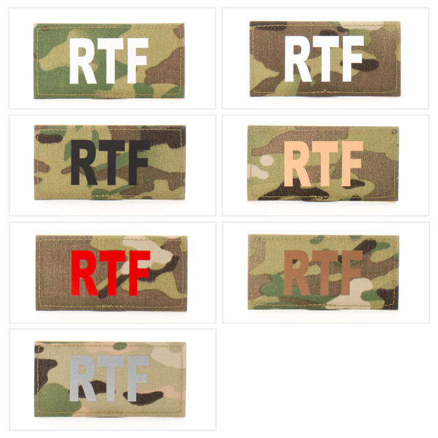 Eleven 10 E10-7001-RTF-MTC/BLK 2x4 Med ID Patch Eleven 10 E10-7001-RTF-MTC/BLK 2x4 Med ID Patch