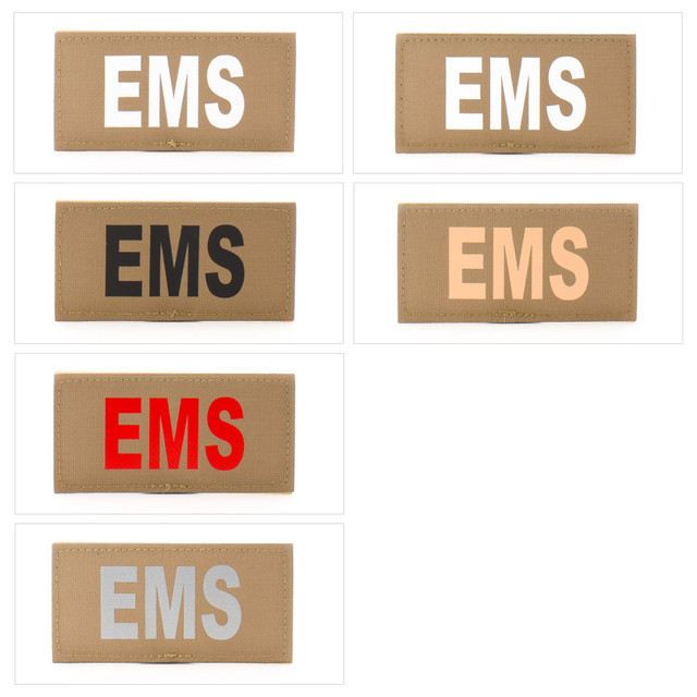 Eleven 10 E10-7001-EMS-CYT/BLK 2x4 Med ID Patch