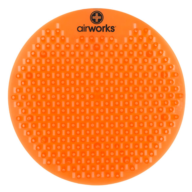 THE TRANZONIC COMPANIES AWSFUS007-BX Hospeco AirWorks Splash-Free EVA Urinal Screens, Mango, Pack Of 10 Screens THE TRANZONIC COMPANIES AWSFUS007-BX Hospeco AirWorks Splash-Free EVA Urinal Screens, Mango, Pack Of 10 Screens