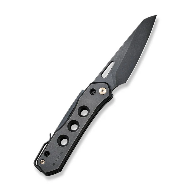 We Knife WE21031-2 WEKNIFE Vision R Manual Thumb Knife Titanium Handle (3.54"" CPM 20CV Blade) WE21031-2
