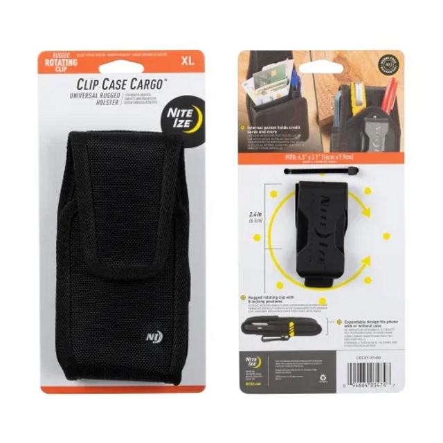 Nite-Ize CCCXT-01-R3 Clip Case Cargo Universal Rugged Holsters