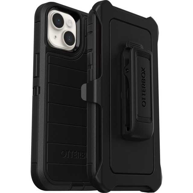 OTTER PRODUCTS LLC OtterBox 77-88687  Defender Series Pro Rugged Carrying Case (Holster) For Apple iPhone 14, iPhone 13 Smartphone, Black