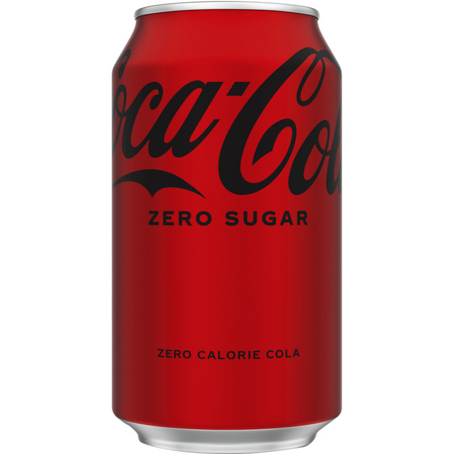 COCA COLA ENTERPRISES INC Coca-Cola 5985  Zero Sugar Soda, 12 Oz, Case Of 24 Cans