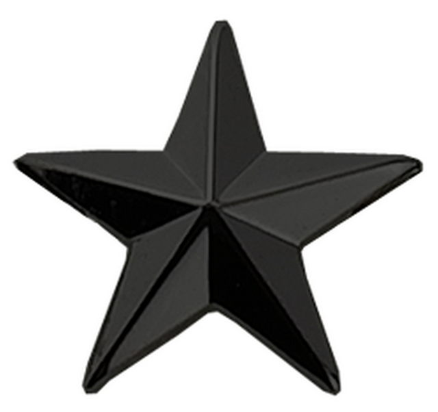 Hero's Pride 4470B 1 Star Pin 1'' High - Pair Hero's Pride 4470B 1 Star Pin 1'' High - Pair