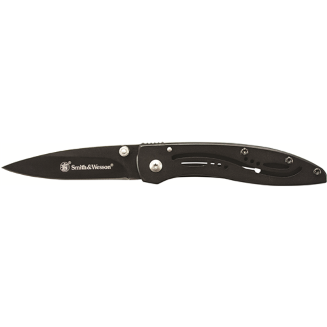 Smith & Wesson CKLPB Smith & Wesson 3 in Plain Black Blade