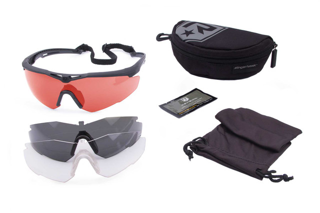 Revision Military 4-0152-9016 Stingerhawk Eyewear System - Regular Gf-8 Deluxe Kit