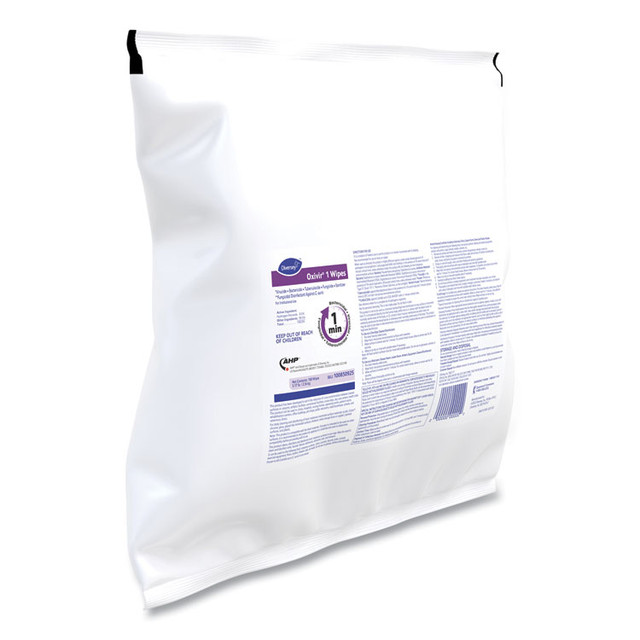 DIVERSEY 100850925 Oxivir 1 Wipes, 1-Ply, 11 x 12, Cherry Almond Scent, 160/Refill Pack, 4 Packs/Carton