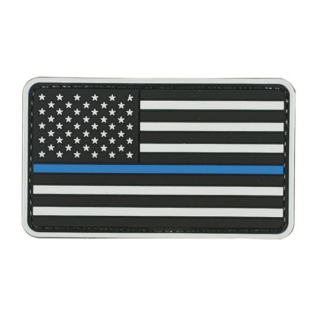 Voodoo Tactical 07-0907000000 American Flag Blue Line Patch Voodoo Tactical 07-0907000000 American Flag Blue Line Patch