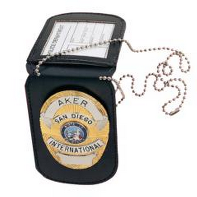Aker Leather A597-TP Neck Badge & ID Holder Aker Leather A597-TP Neck Badge & ID Holder