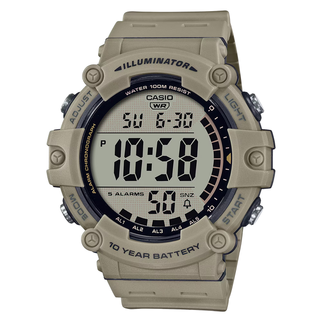 Casio AE1500WH-5AV Classic Digital Watch w/ 10-Year Battery