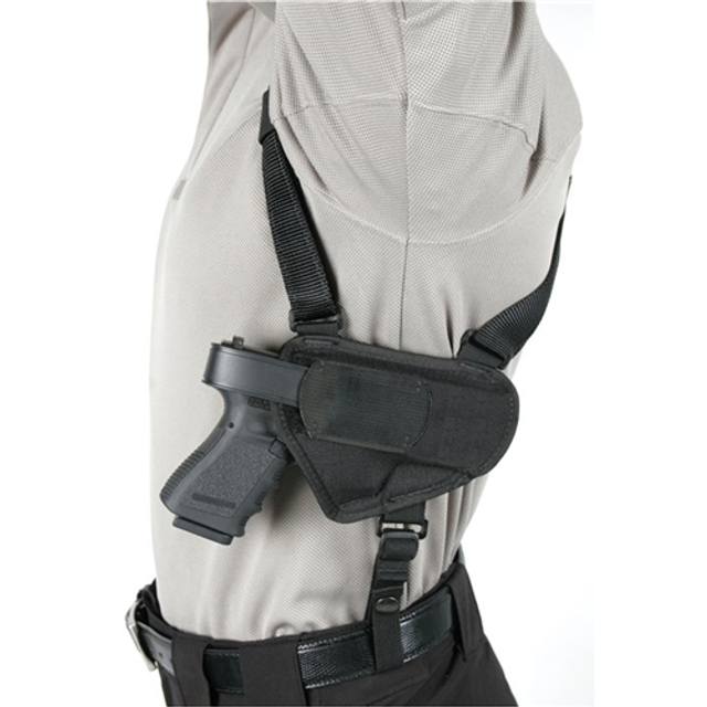 BLACKHAWK! 40HS02BK-MD Nylon Horizontal Shoulder Holster BLACKHAWK! 40HS02BK-MD Nylon Horizontal Shoulder Holster