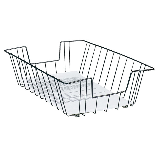 OFFICE DEPOT MS-AUG-009  Brand Deep Legal-Size Wire Desk Tray, Black