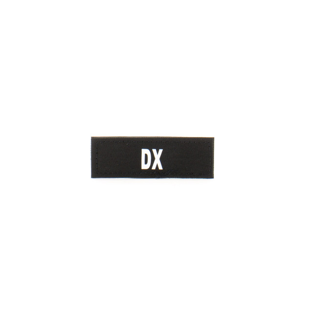 Eleven 10 E10-7003-DX-BLK/GLO 1x3 Med Name Tape Patch