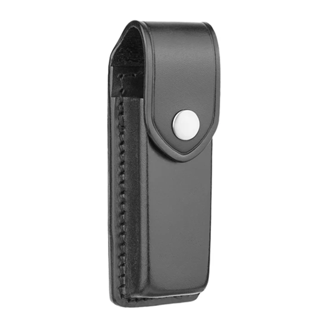 Dutyman 8711MN Plain Black Leather Single Magazine Holder for 9mm