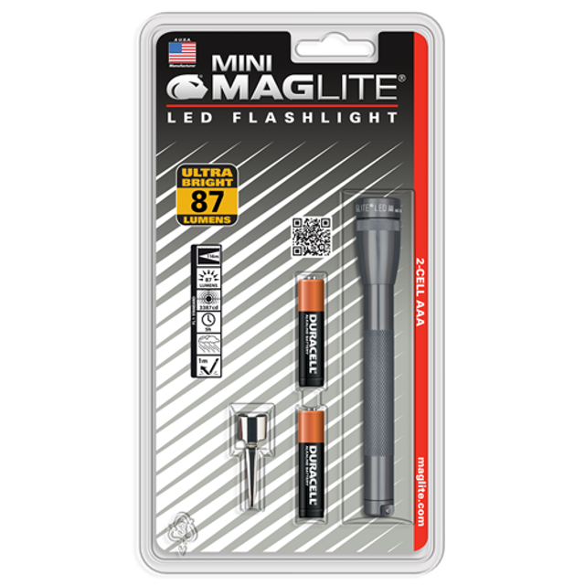 Maglite SP32096 P32 Mini Maglite 2 AAA-Cell LED Flashlight Maglite SP32096 P32 Mini Maglite 2 AAA-Cell LED Flashlight