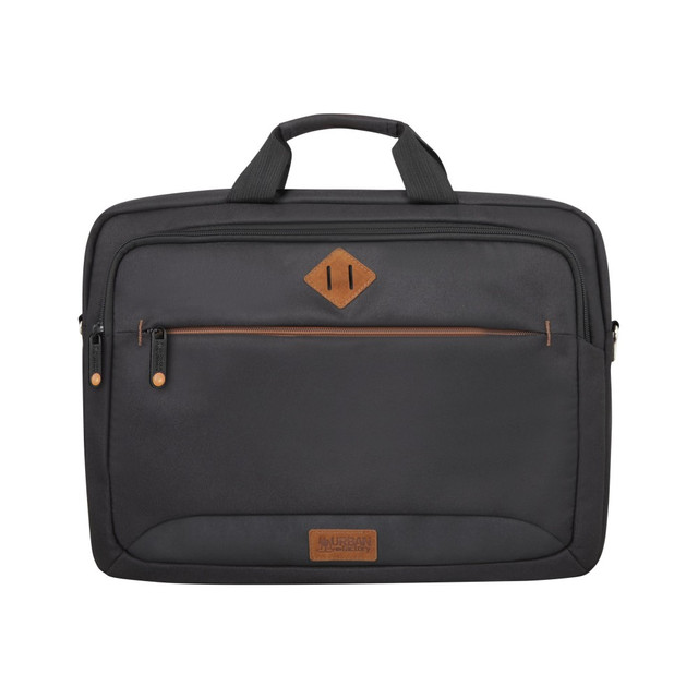 URBAN FACTORY ETC15UF  CYCLEE ETC15UF Carrying Case (Briefcase) for 10.5in to 15.6in Notebook - Black - Water Proof - Polyethylene Terephthalate (PET), Polyester, Nylon Body - Handle - 14.2in Height x 17.5in Width x 4.9in Depth - Retail