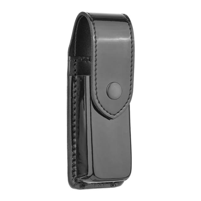 Dutyman 8731SB Hi-Gloss Leather Single Magazine Holder for 9mm
