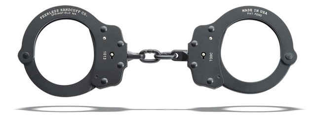 Peerless Handcuff Company 4709-10 Model 730C Superlite Chain Link Handcuff