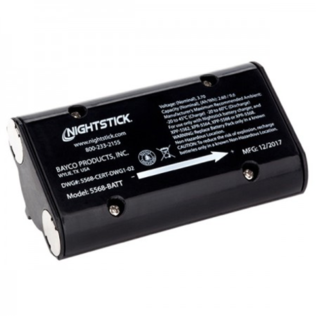 Nightstick 5568-BATT Rechargeable Lithium-ion Battery Pack for 5566/68 INTRANT Series Lights