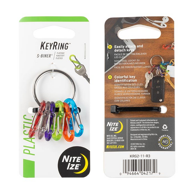 Nite-Ize KRG2-11-R3 KeyRing S-Biner Nite-Ize KRG2-11-R3 KeyRing S-Biner