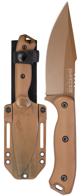 Ka-Bar BK18 BURNT BRONZE CELCON SHEATH, STR EDGE Ka-Bar BK18 BURNT BRONZE CELCON SHEATH, STR EDGE