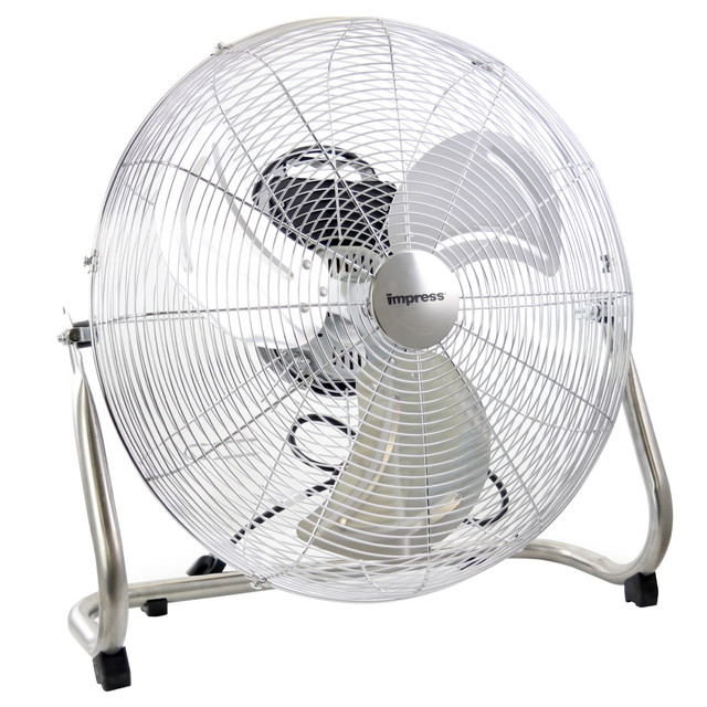 CRYSTAL PROMOTIONS 99583456M Impress 3-Speed High-Velocity Metal Fan, 18in, Chrome CRYSTAL PROMOTIONS 99583456M Impress 3-Speed High-Velocity Metal Fan, 18in, Chrome