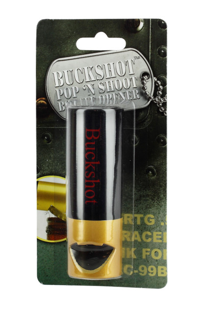 Caliber Gourmet CBG-SG-BO Buck Shot Shot Glass and Bottle Opener