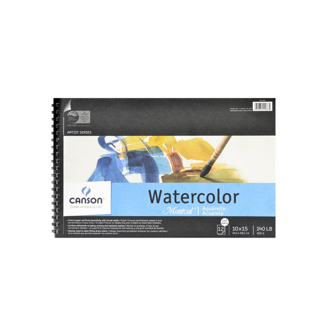 CANSON, INC. 100511059 Canson Montval Watercolor Paper, 10in x 15in, 12 Sheets CANSON, INC. 100511059 Canson Montval Watercolor Paper, 10in x 15in, 12 Sheets