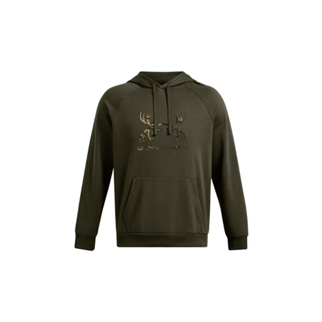 Under Armour 1388086390XL Men's UA Rival Fleece Antler Hoodie