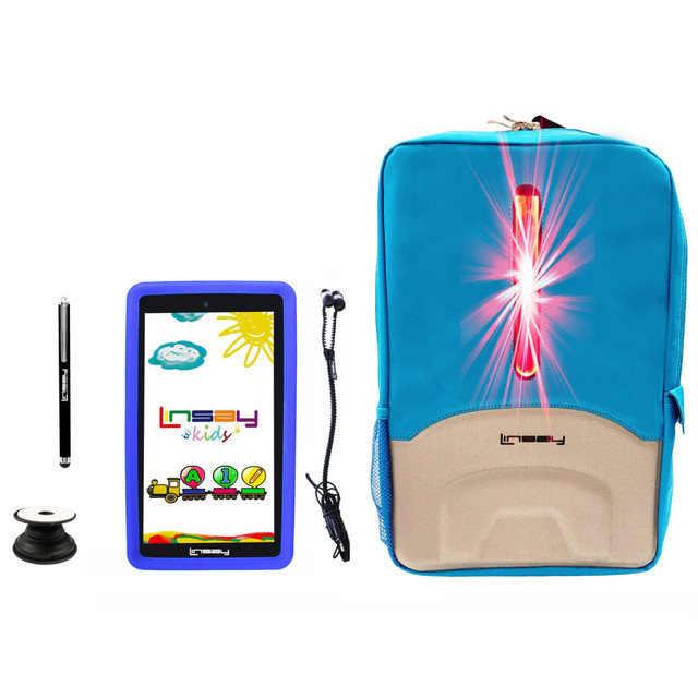 INFOLIST CORP. Linsay F7UHDKIDSBEPBLUEP  F7 Tablet, 7in Screen, 2GB Memory, 64GB Storage, Android 13, Blue LED