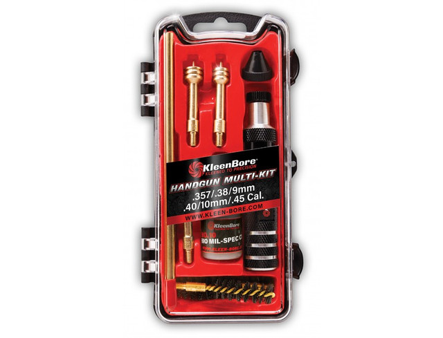 Kleenbore HMK-38-45 Multi-Pistol Kit .38/9/10mm/.40/.45 Caliber