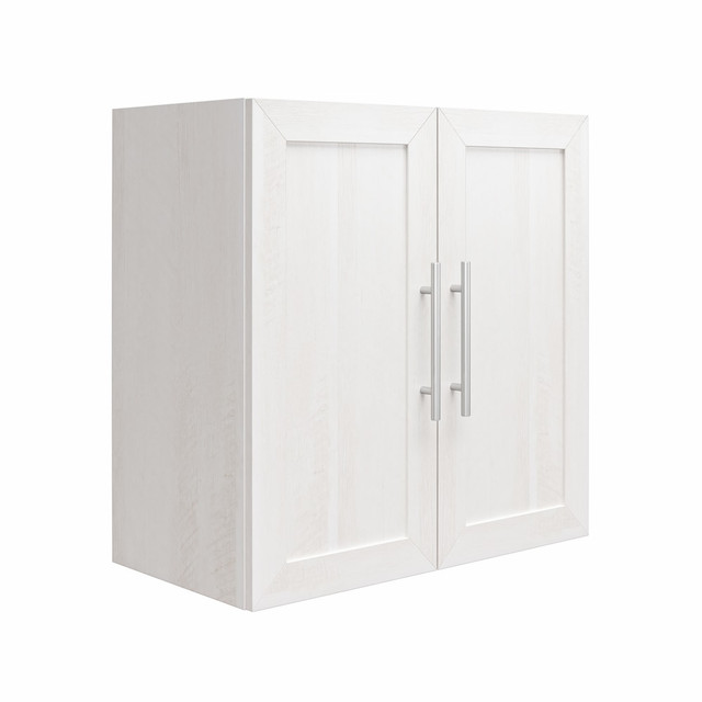 AMERIWOOD INDUSTRIES, INC. 2513341COM Ameriwood Home Systembuild Evolution Camberly Framed 24inW Wall Cabinet, Ivory Oak