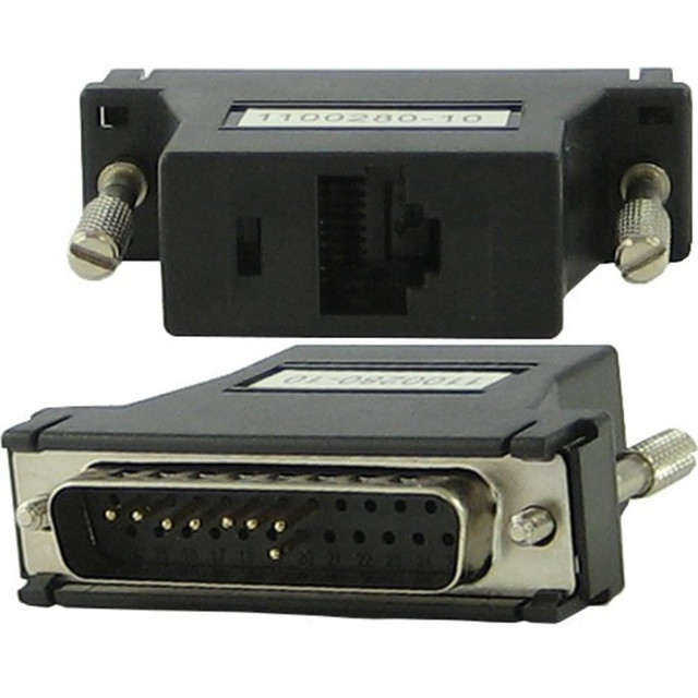 PERLE SYSTEMS Perle 04007020  DBA0011C RJ-45 to DB-25 Adapter - 8 Pack - RJ-45 Network Female - 25-pin DB-25 Serial Male