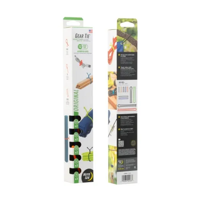Nite-Ize GTMP-11-A1 Gear Tie Reusable Rubber Twist Tie
