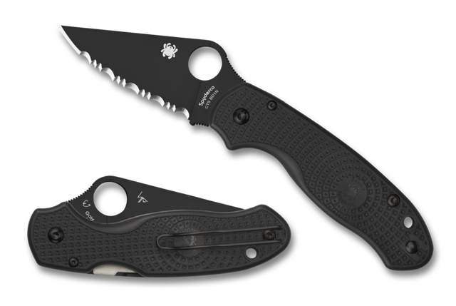 Spyderco C223SBBK Para 3 Lightweight Black Blade