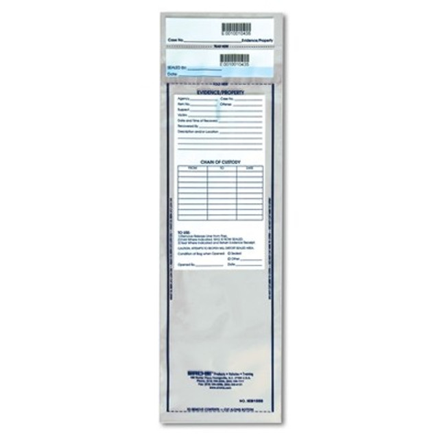Sirchie IEB1550 Integrity Evidence Bag - 100 Pack