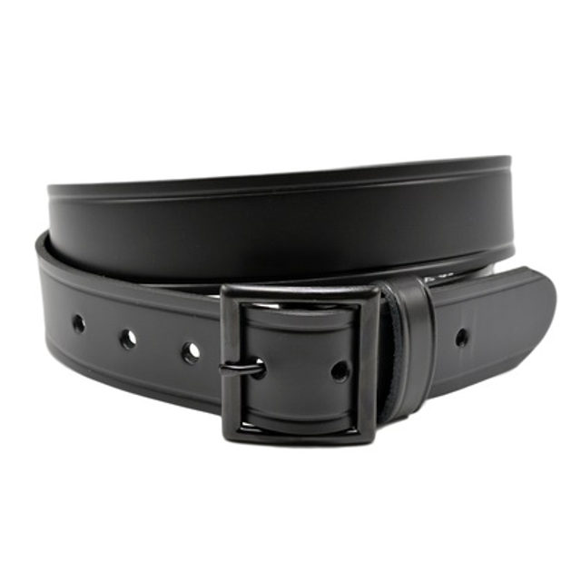 Perfect Fit 5003-BK-60 1.5'' Finest Leather Belt w/ Black Buckle