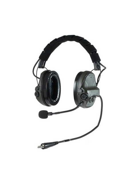 TCI LIB4_SGL/LODB-E Liberator IV Advanced Single Comm Headset Only with Hearing Protection