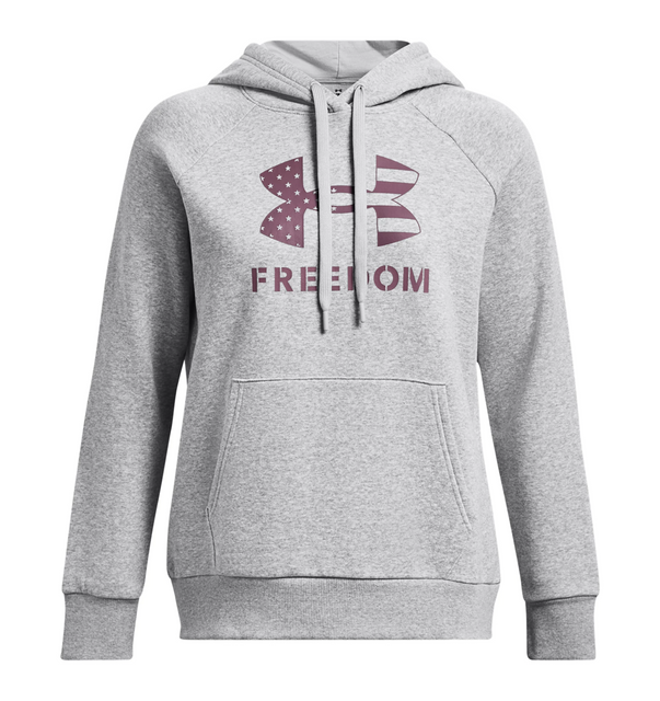 Under Armour 1379624012LG Women's UA Freedom Rival Fleece Logo Hoodie