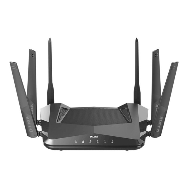 D-LINK SYSTEMS USA, INC. DIR-X4860-US D-Link EXO AX DIR-X4860 Wi-Fi 6 IEEE 802.11ax Ethernet Wireless Router - 2.40 GHz ISM Band - 5 GHz UNII Band - 6 x Antenna(6 x External) - 600 GB/s Wireless Speed - 4 x Network Port - 1 x Broadband Port - USB - G