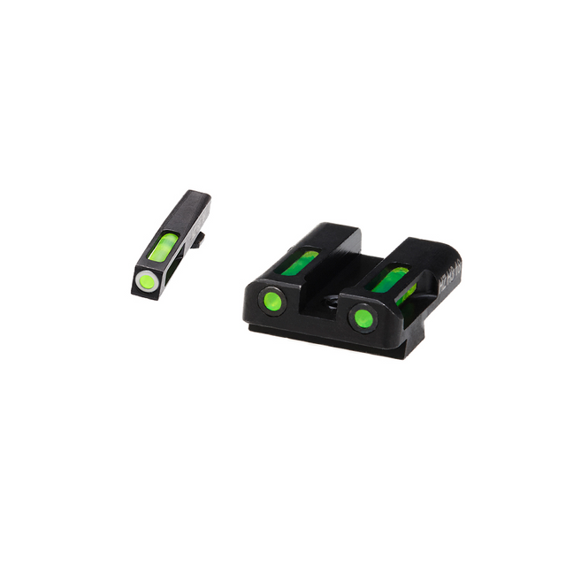 HIVIZ Shooting Systems GLN329 LiteWave H3 Tritium/Litepipe Sight Set for Glock 45 ACP/10mm