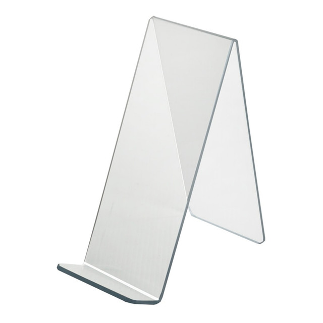 AZAR DISPLAYS 515440 Acrylic Easel Displays, 8-3/4inH x 8inW x 8inD, Clear, Pack Of 10 Holders AZAR DISPLAYS 515440 Acrylic Easel Displays, 8-3/4inH x 8inW x 8inD, Clear, Pack Of 10 Holders