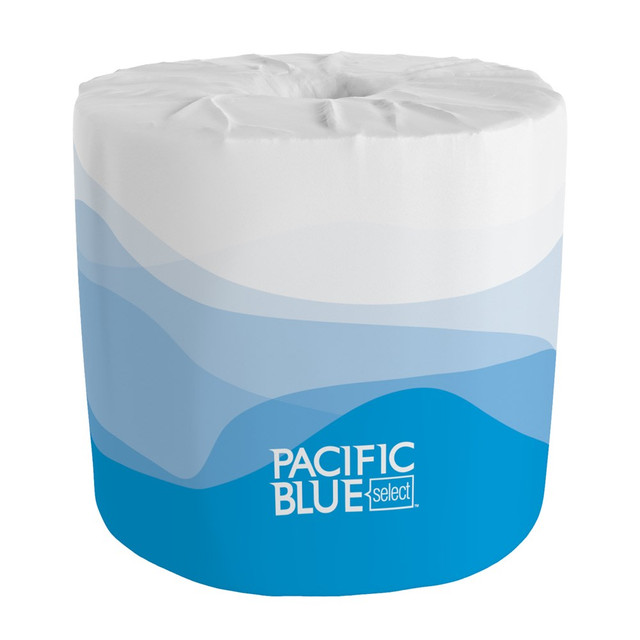 GEORGIA-PACIFIC CORPORATION 18280/01 Pacific Blue by GP PRO, 2 Ply, Standard Roll Embossed Toilet Paper, 4.05x4, 20% Recycled, White, 550 Sheets, 80 Rolls per Case