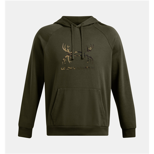 Under Armour 1388086390SM Men's UA Rival Fleece Antler Hoodie