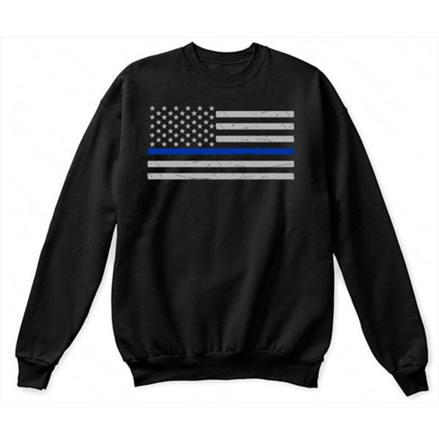 Thin Blue Line TBL-CREW-CLASSIC-XXL Crew Neck - Classic, Thin Blue Line Thin Blue Line TBL-CREW-CLASSIC-XXL Crew Neck - Classic, Thin Blue Line