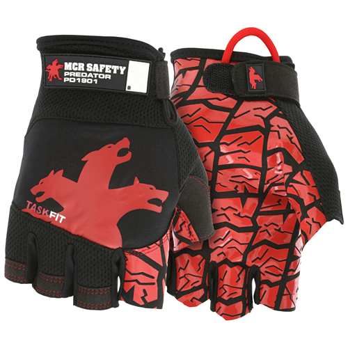 MCR Safety PD1901S Predator MT TaskFit Fingerless Silicone