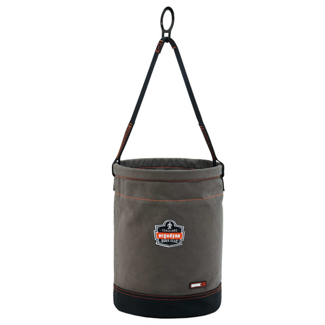 ERGODYNE CORPORATION 14960 Ergodyne Arsenal 5960 Canvas Hoist Bucket With D-Rings, 17in x 12-1/2in, Gray ERGODYNE CORPORATION 14960 Ergodyne Arsenal 5960 Canvas Hoist Bucket With D-Rings, 17in x 12-1/2in, Gray